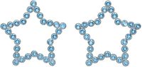 Safsafu Silver & Blue Star Earrings