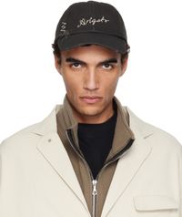 Axel Arigato Black Seam Distressed Cap