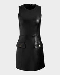 Marcella Vegan Leather Mini Dress