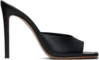 Paris Texas Black Stiletto Heeled Sandals