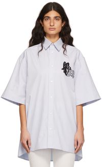 We11done Blue Cotton Shirt