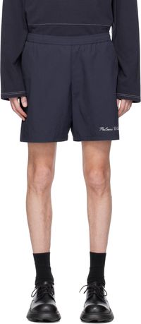 Palmes Navy Global Tennis Shorts