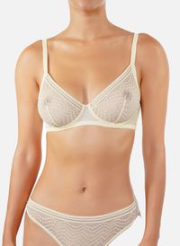 Huit - Soutien gorge armatures - Taille 100D - Jaune