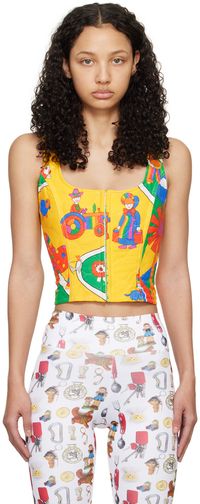 Chopova Lowena Yellow Losi Tank Top