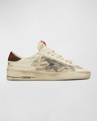 Men's Stardan Leather Low-Top Sneakers