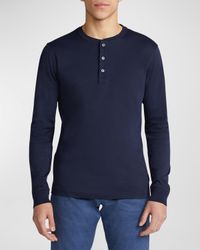 Men's Long-Sleeve Henley Shirt