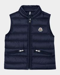 Boy's Gui Puffer Vest, Size 4-10