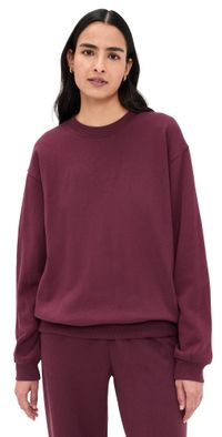 Z Supply Boyfriend Sweatshirt Merlot M