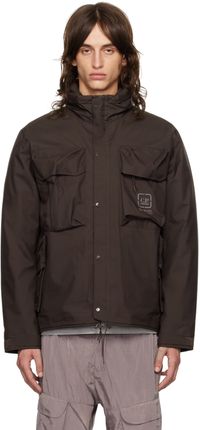 C.P. Company Brown GORE-TEX INFINIUM™ Utility Down Jacket