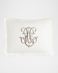 Each Essex King Embroidered White Box Sham