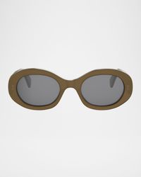 Triomphe 52mm Oval Sunglasses