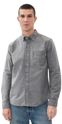 Save Khaki All American Oxford Shirt Black L