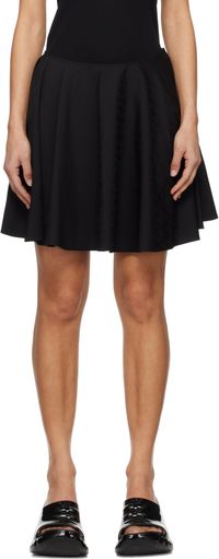 Givenchy Black Jacquard Miniskirt