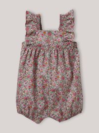 Cyrillus - Combi-bloomer en tissu liberty - Taille 24M - Rose