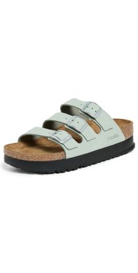 Birkenstock Florida Platform Flex Sandals Pure Sage 41