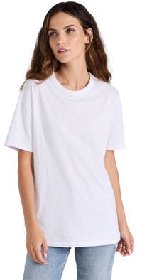 rag & bone Mini Slub Boyfriend Tee White XS