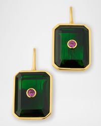 Tile Earrings in Forest