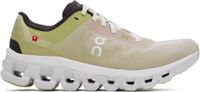 On Green & Beige Cloudflow 4 Sneakers