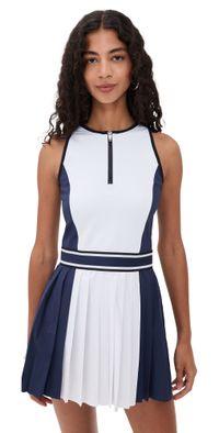 Greyson Colorblock Leo Dress Maltese Blue/Arctic - 848 M