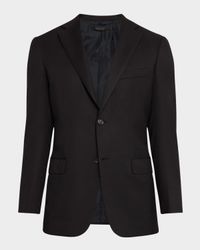 Men's Textured Wool Blazer