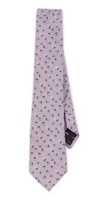 Paul Smith Daisy Silk Tie Powder Pink 8