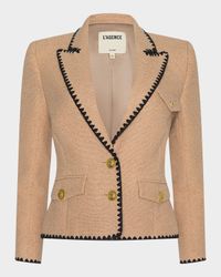 Wylla Structured Single-Breasted Blazer