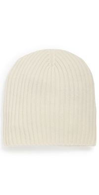 Jenni Kayne Cashmere Beanie Ivory One Size