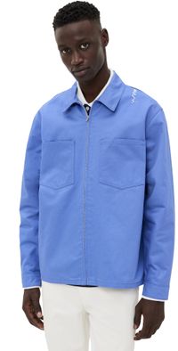 Marni Cotton Shirt with Marni Symbol Blue Lilac 48