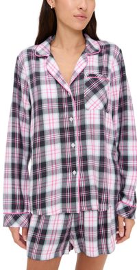 Stripe & Stare Ecovero Pajama Top No Grey Days XS