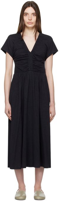 Max Mara Leisure Black Demetra Midi Dress