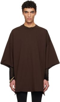 Rick Owens Brown Hollywood Tommy T-shirt
