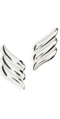 Heaven Mayhem Wing Earring Silver One Size