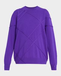 Timona Cashmere Crossed Textured Stitch Sweater