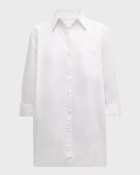 Lunch at Loulou Bubble-Hem Shirtdress