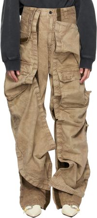 Y/Project Khaki Velcro Cargo Pants