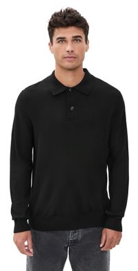 NN07 Serge Polo Sweater Black XL