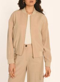 Kookai - Blouson droit - Taille 42 - Beige