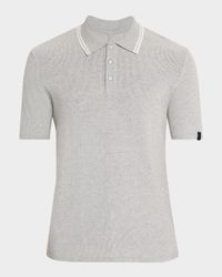 Men's Harvey Tipped Knit Polo Shirt