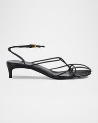 Loulou Nappa Leather Sandals
