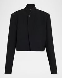 Baftan Crop Open-Front Jacket