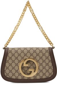 Gucci Beige Interlocking G Blondie Shoulder Bag