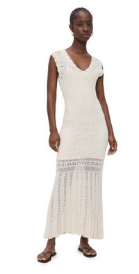 Z Supply Marsella Crochet Dress Sea Salt L