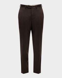 Men's Solid 150s Wool Twill Pants
