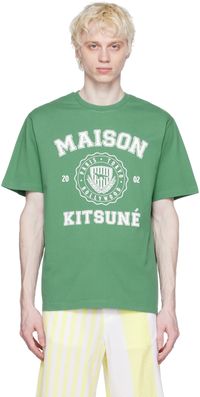 Maison Kitsuné Green Hotel Olympia Edition Varsity T-Shirt