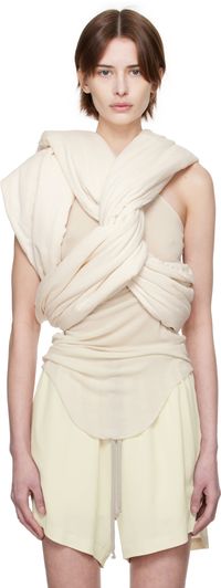 Rick Owens Off-White Hollywood Triple Donut Top
