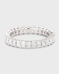 Platinum Radiant FG/VS Diamond Eternity Band, Size 6.75, 2.22tcw