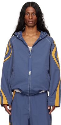 ERL Navy & Yellow UFO Windbreaker Jacket