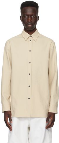 Jil Sander Yellow Button Shirt