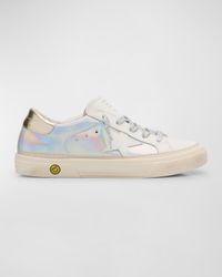 Girl's May Holographic Low Top Sneakers, Toddlers/Kids