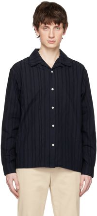 NORSE PROJECTS Navy Carsten Stripe Shirt